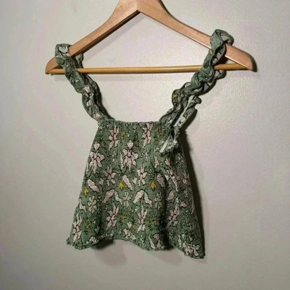 Aerie boho floral tank top S - Picture 4 of 5
